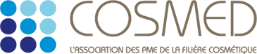Logo Cosmed : association des PME de la filière cosmétique
